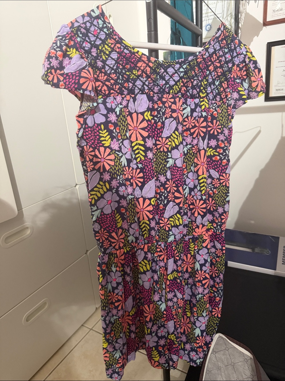 Cat & Jack Floral Kids Dress - Multicolor